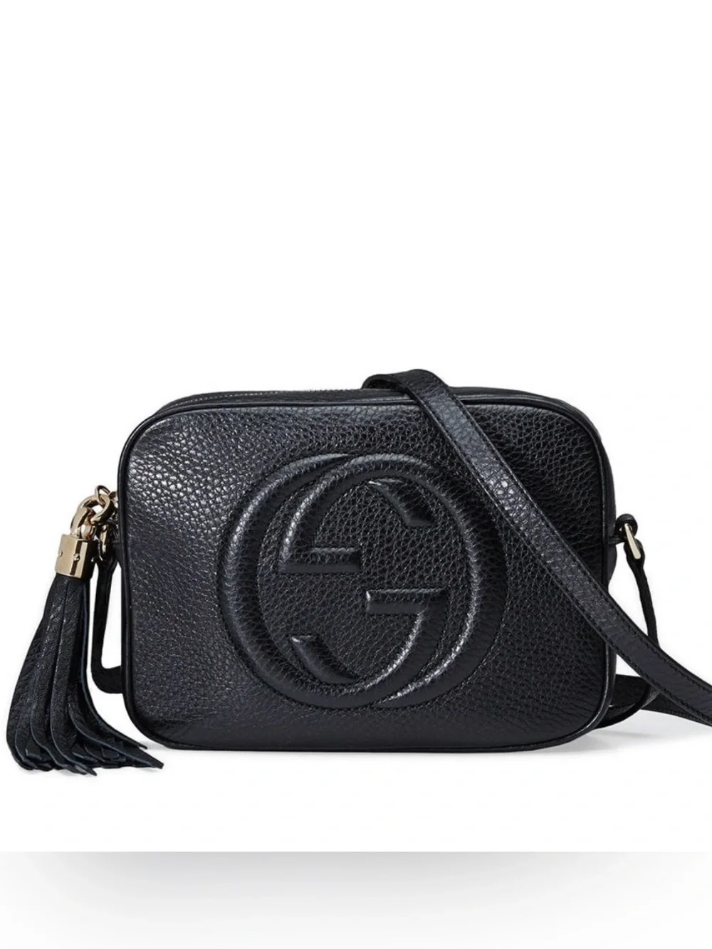 Gucci Black Leather Soho Disco Crossbody